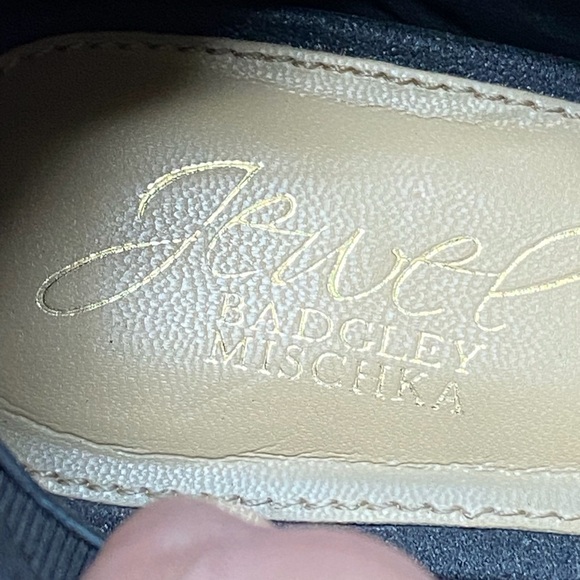 Badgley Mischka Jewel Ankle Sock Bootie Heels 7.5 - Picture 8 of 8